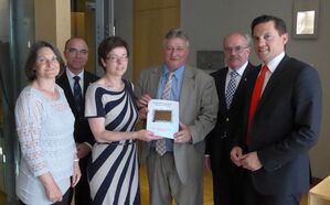 Bärbel Schäfer, Roland Tibi, , Marita Schmieder, Martin Burkert, Clemens Bieniger und Johannes Fechner